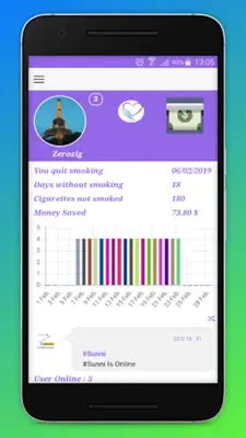 Quit smoking android App screenshot 3